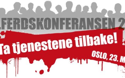 Velferdskonferansen 2011 – sett av dagen 23.mai!