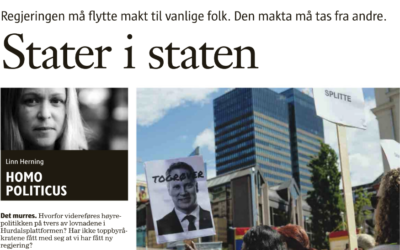 Kommentar: Stater i staten
