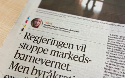 Innlegg: Byråkrati på villspor i barnevernet