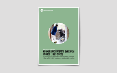 Notat: Konkurranseutsatte sykehjem i Norge (1997-2023)